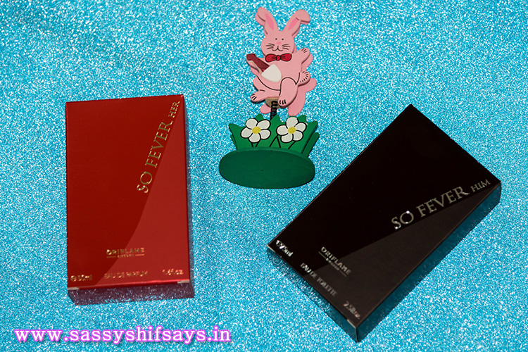 So Fever Him and Her fragrance by Oriflame