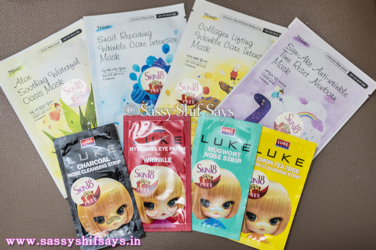 Skin18 Four Seasons Sheet Masks Review