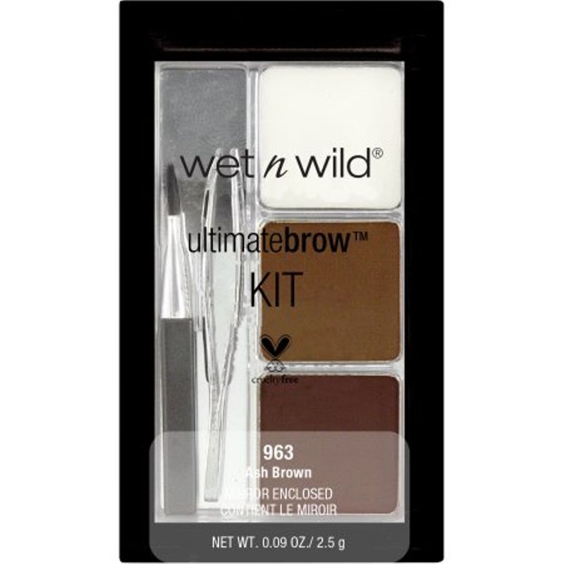 Wet n Wild Ultimate Brow Kit (Shade Ash Brown) Make up Kit